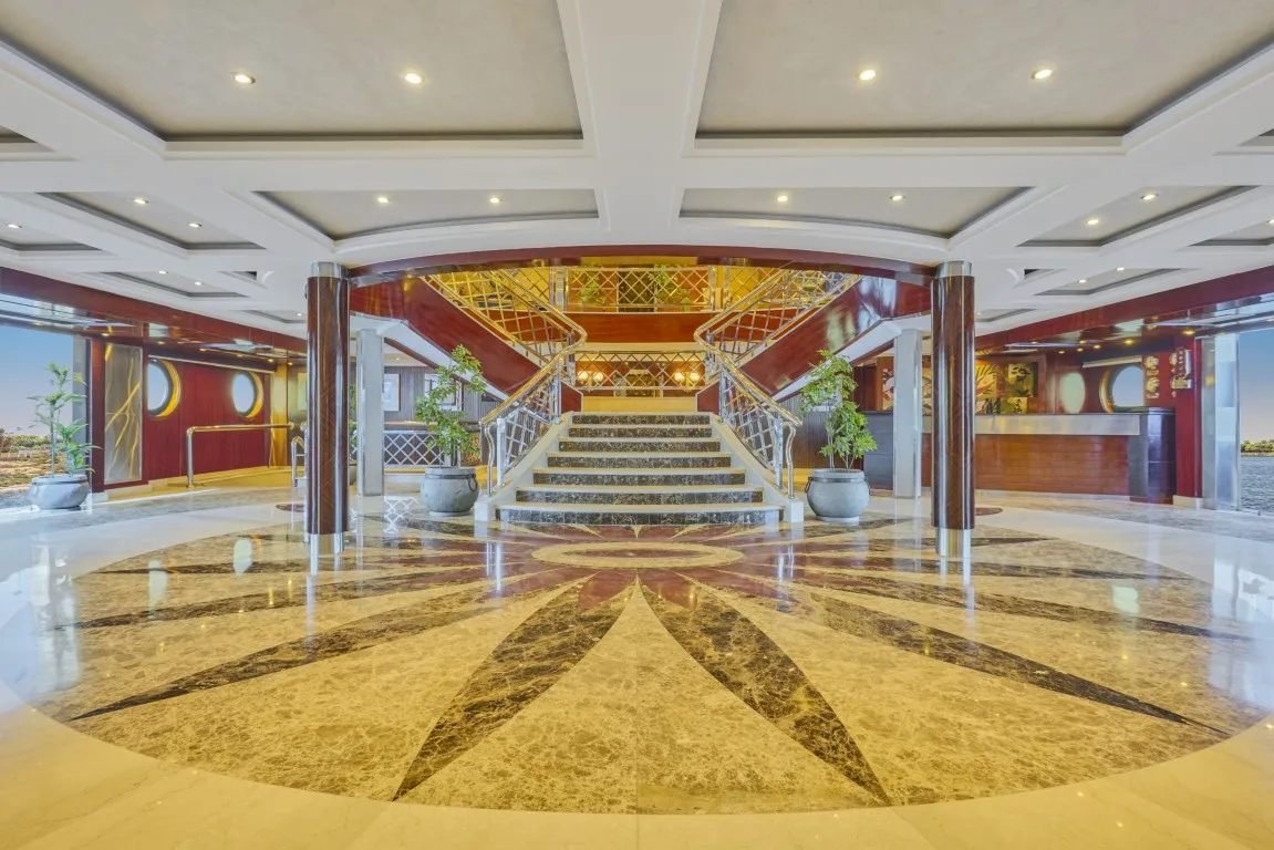 Lobby of the Blue Shadow I Nile Cruise Nile cruise